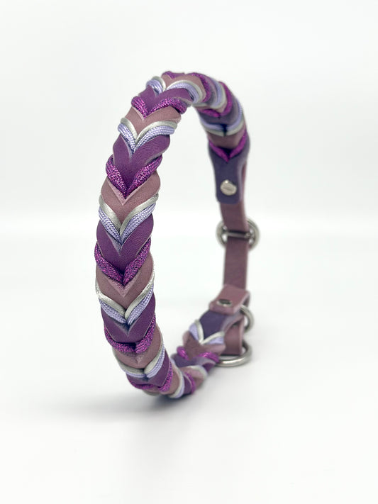 Fettleder Zugstopphalsband 38cm - 50cm Umfang